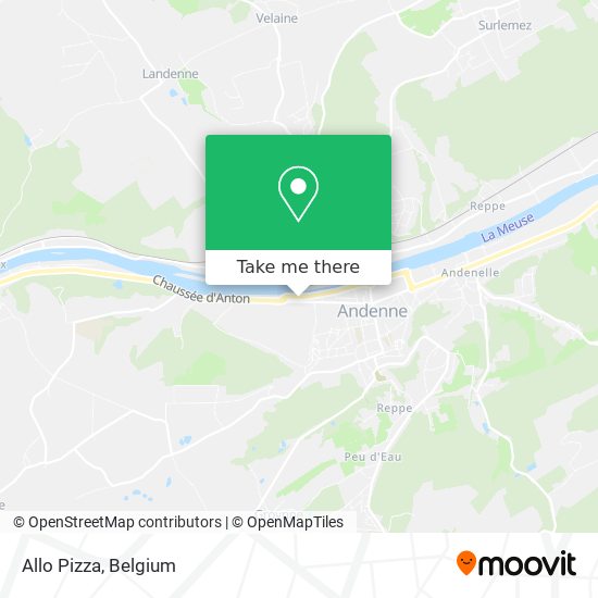 Allo Pizza map