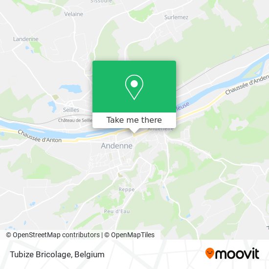 Tubize Bricolage map