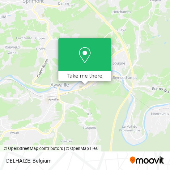 DELHAIZE map