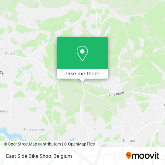 East Side Bike Shop plan