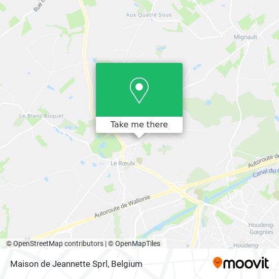 Maison de Jeannette Sprl plan