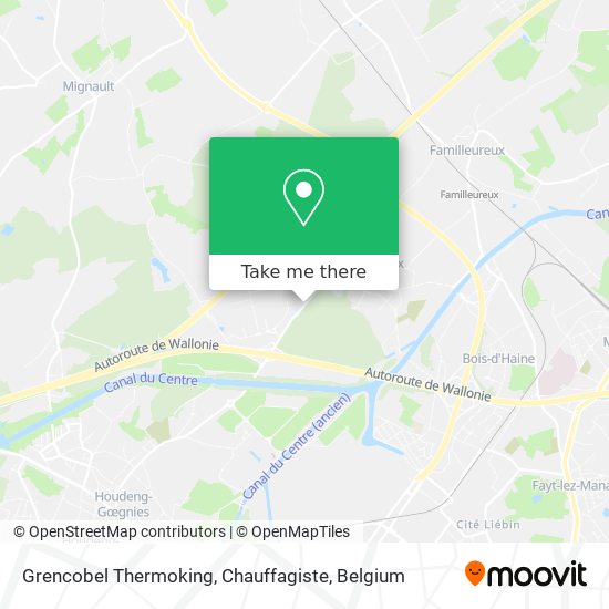 Grencobel Thermoking, Chauffagiste map