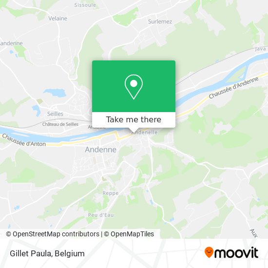 Gillet Paula map