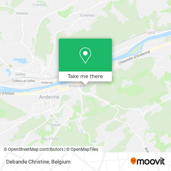 Debande Christine map