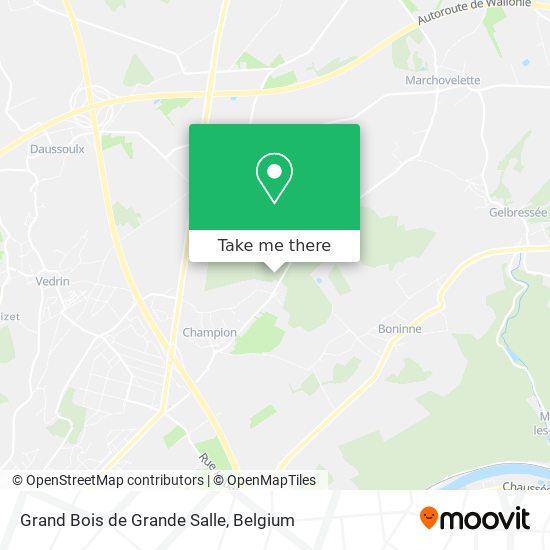 Grand Bois de Grande Salle map