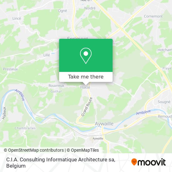 C.I.A. Consulting Informatique Architecture sa map
