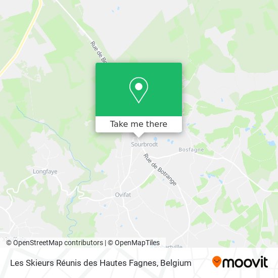 Les Skieurs Réunis des Hautes Fagnes map