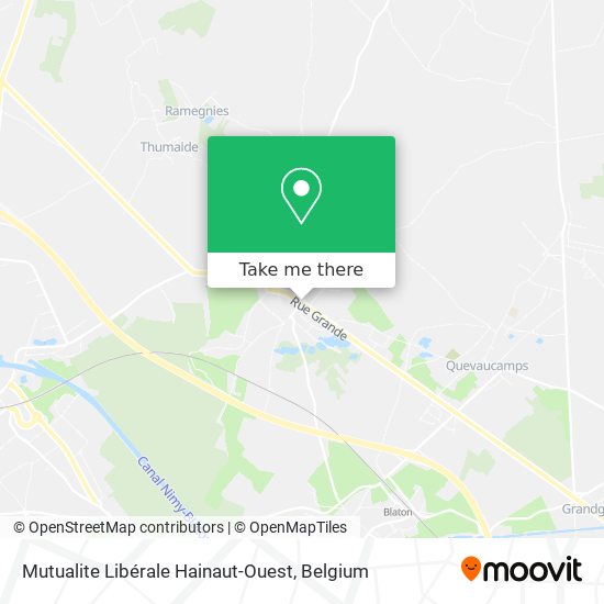 Mutualite Libérale Hainaut-Ouest plan