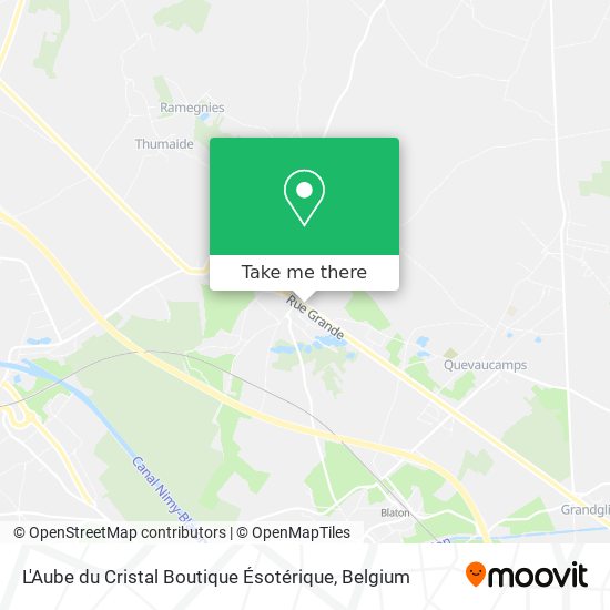L'Aube du Cristal Boutique Ésotérique plan