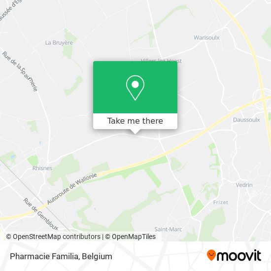 Pharmacie Familia map