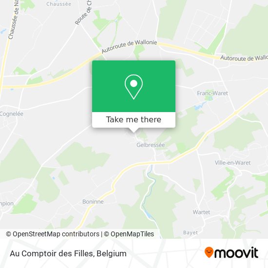 Au Comptoir des Filles map