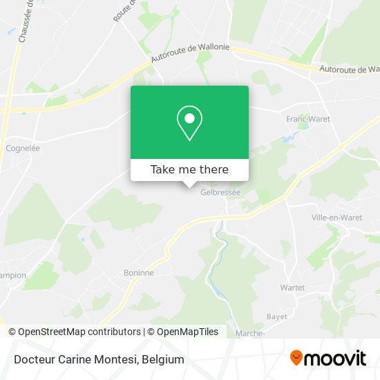 Docteur Carine Montesi map