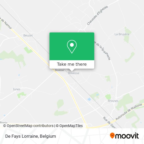 De Fays Lorraine map