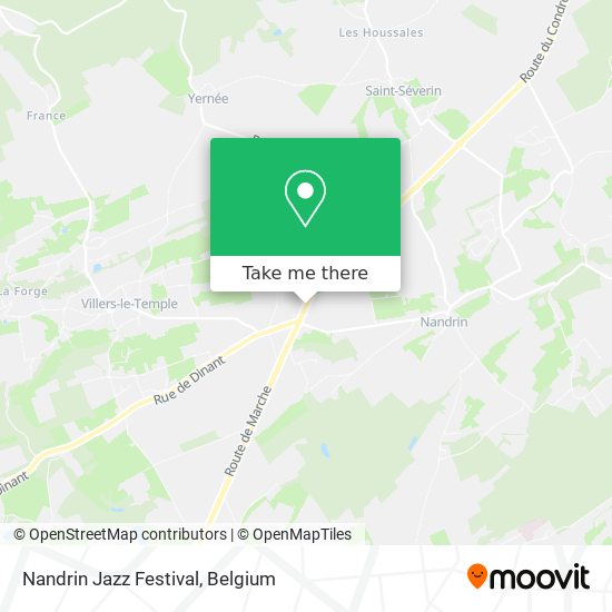 Nandrin Jazz Festival map