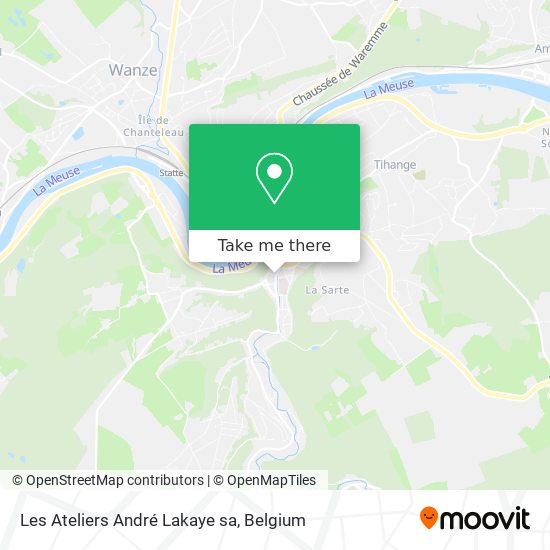 Les Ateliers André Lakaye sa map