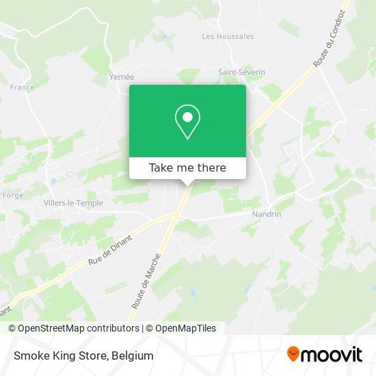 Smoke King Store map