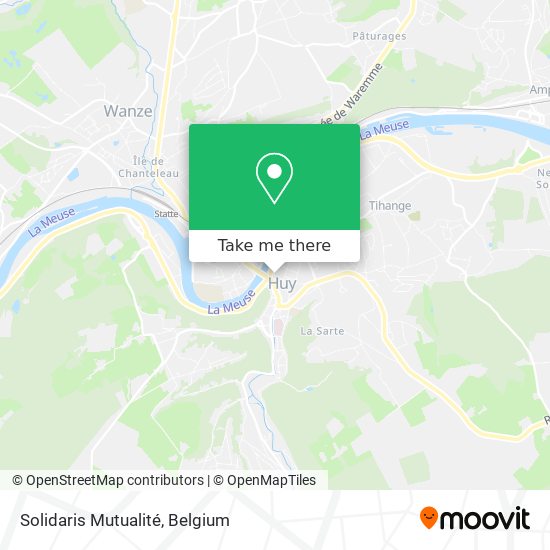 Solidaris Mutualité map