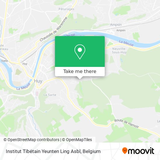 Institut Tibétain Yeunten Ling Asbl map