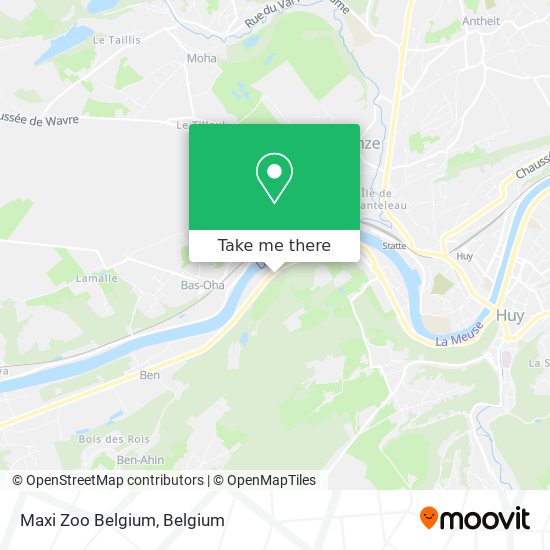 Maxi Zoo Belgium map