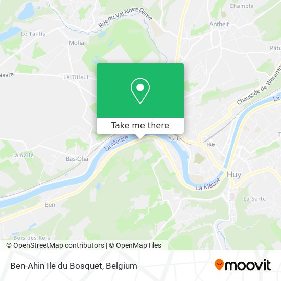 Ben-Ahin Ile du Bosquet plan