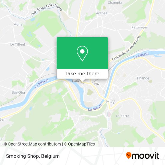 Smoking Shop map