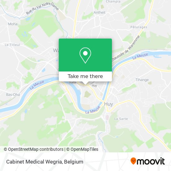 Cabinet Medical Wegria map