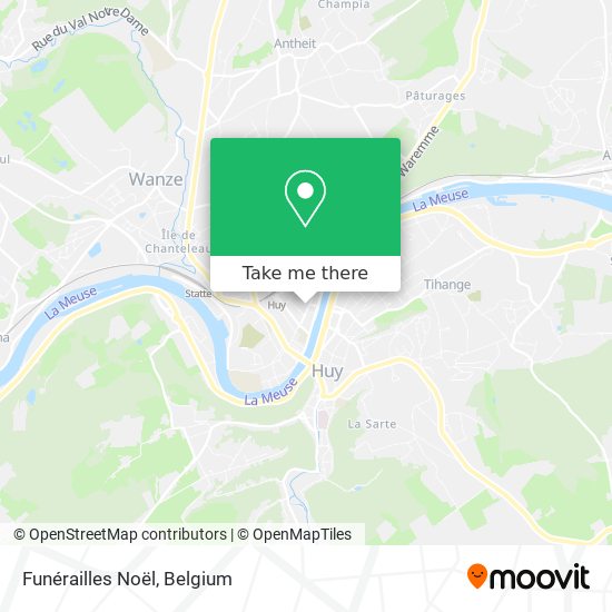 Funérailles Noël map