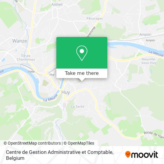 Centre de Gestion Administrative et Comptable map