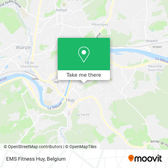 EMS Fitness Huy map