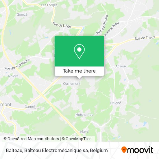Balteau, Balteau Electromécanique sa plan
