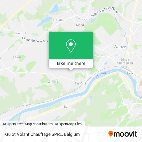 Guiot Volant Chauffage SPRL map