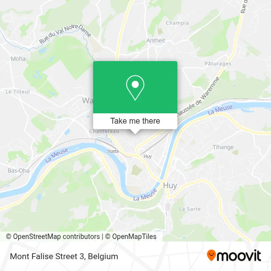 Mont Falise Street 3 map