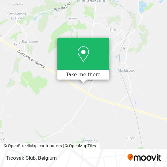 Ticosak Club map