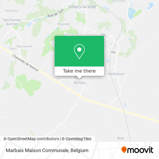 Marbais Maison Communale map
