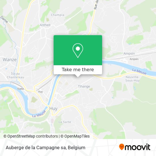 Auberge de la Campagne sa map