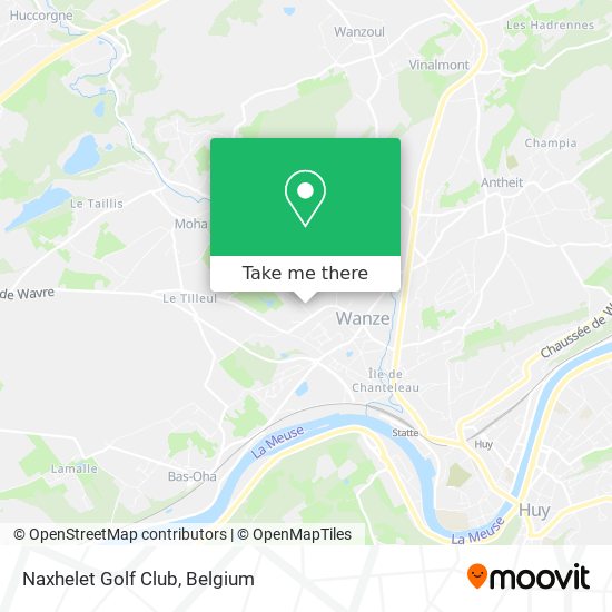 Naxhelet Golf Club map