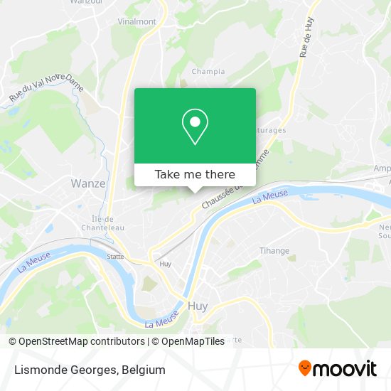 Lismonde Georges map