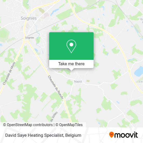 David Saye Heating Specialist map