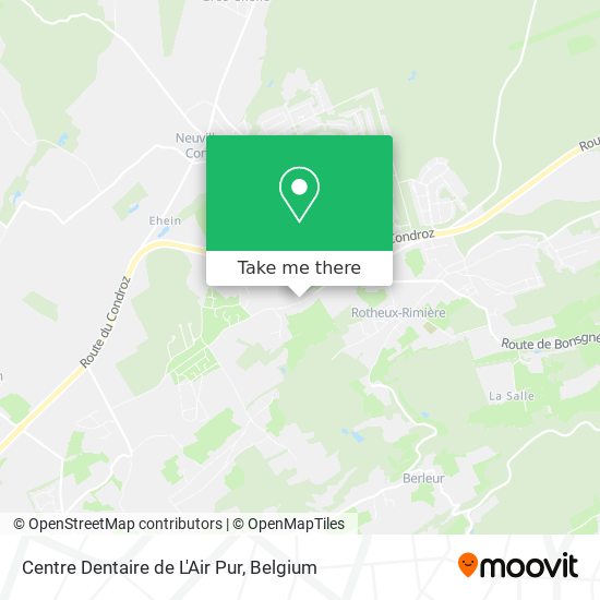 Centre Dentaire de L'Air Pur plan