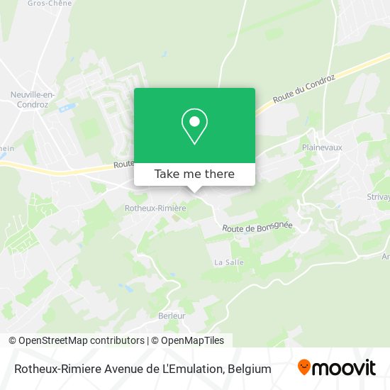 Rotheux-Rimiere Avenue de L'Emulation plan