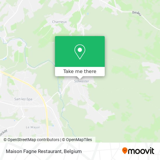 Maison Fagne Restaurant map