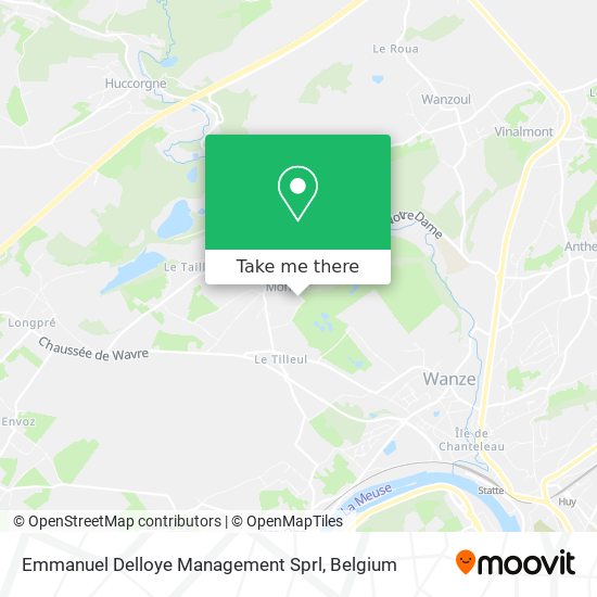 Emmanuel Delloye Management Sprl map