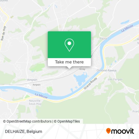 DELHAIZE map