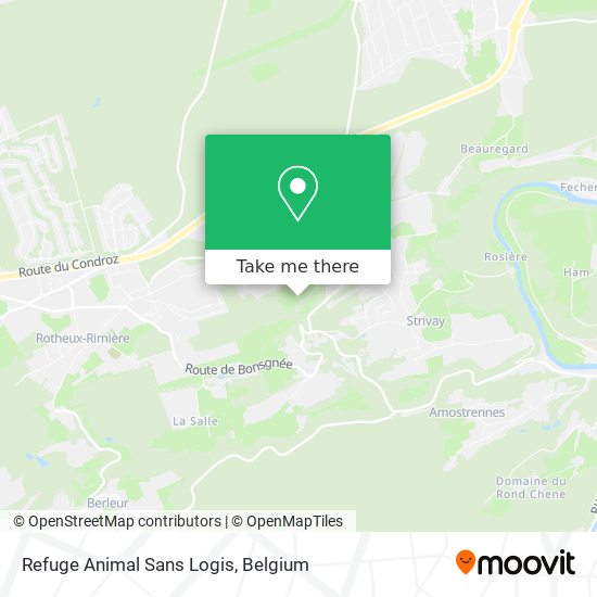 Refuge Animal Sans Logis map