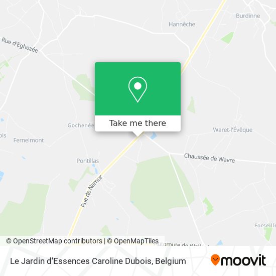 Le Jardin d'Essences Caroline Dubois map