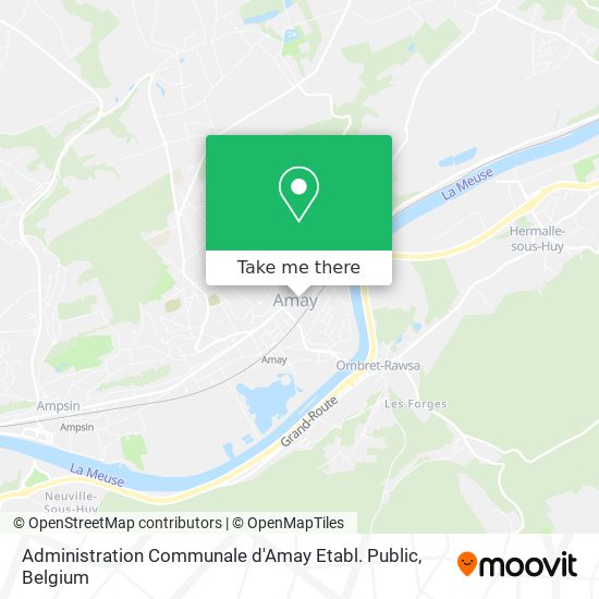 Administration Communale d'Amay Etabl. Public plan