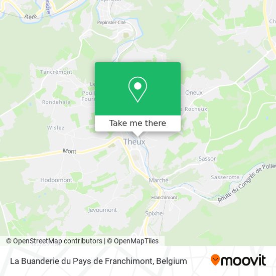 La Buanderie du Pays de Franchimont plan