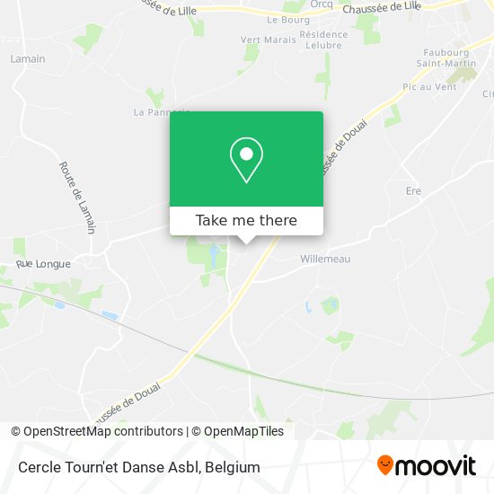 Cercle Tourn'et Danse Asbl map