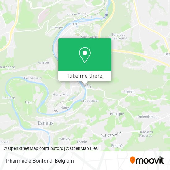 Pharmacie Bonfond map