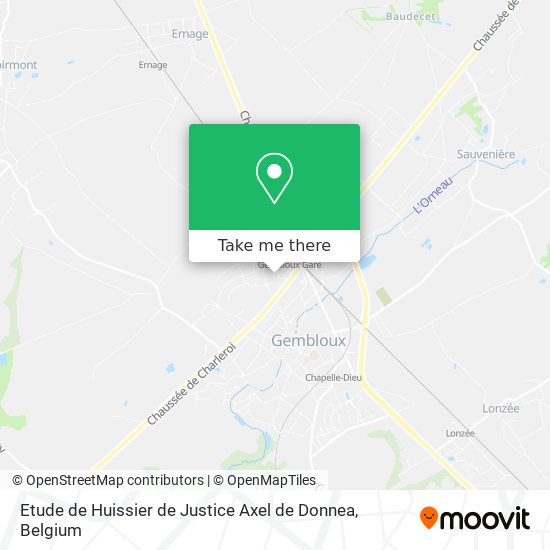 Etude de Huissier de Justice Axel de Donnea map